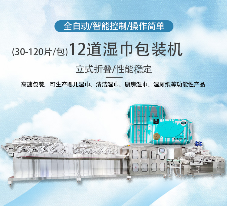 30-120片12道湿巾机 30-120片12道湿巾机