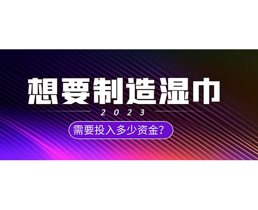 想要制造湿巾，需要投入多少资金？