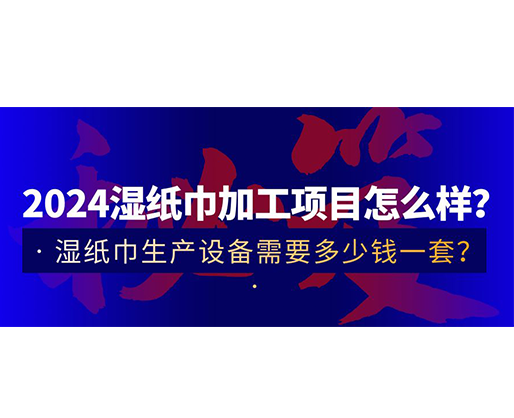 2024湿纸巾加工项目怎么样？湿纸巾生产设备需要多少钱一套？