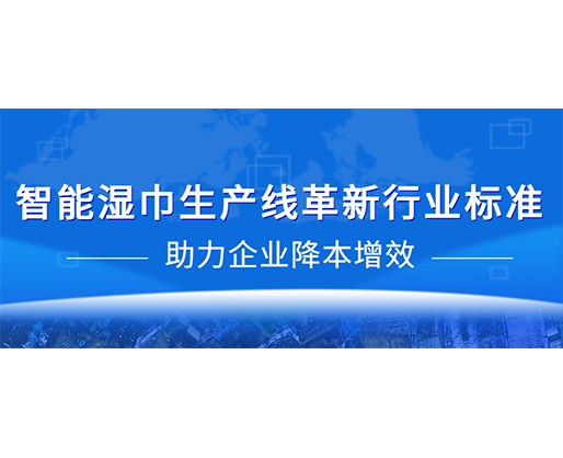 智能湿巾生产线革新行业标准，助力企业降本增效